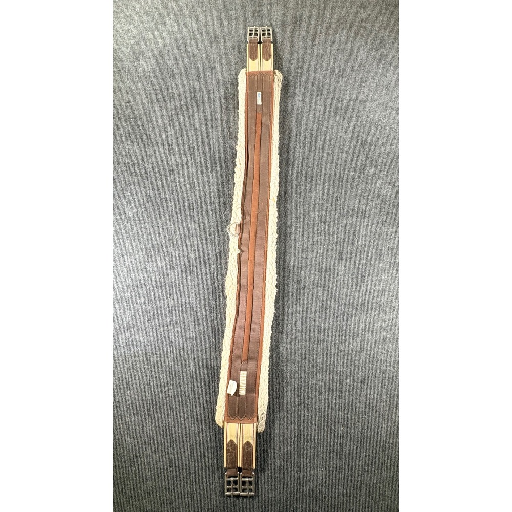 Lettia CoolMax Fleece Girth Brown 52 Inch English Horse Girth GMB52